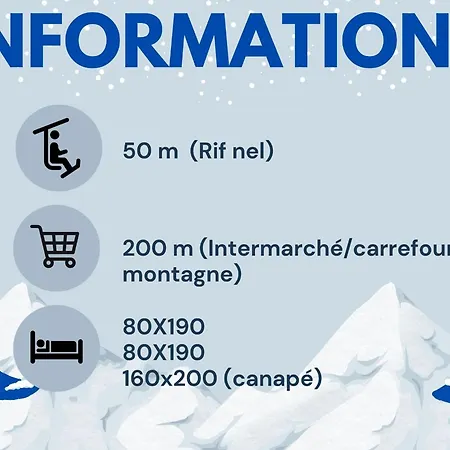 Grand - Emplacement Ideal Pied Des Pistes Apartman Huez